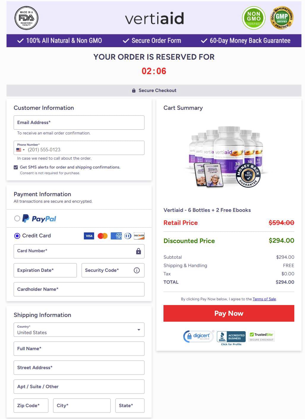 Vertiaid order